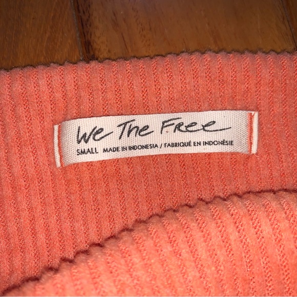 NEW Free People Ribbed Oversized Main Squeeze Hacci Top - Picture 6 of 14